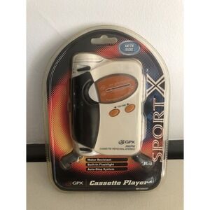 GPX SportX Cassette Player with Radio - NEW‎ SEALED